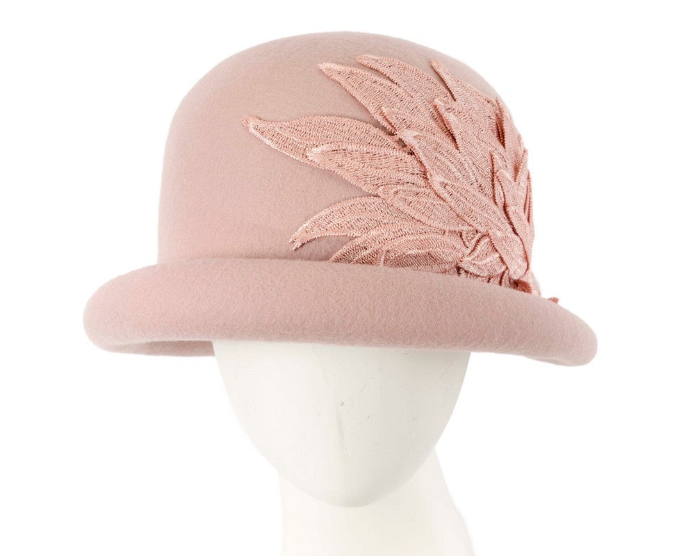 Blush winter fashion hat by Max Alexander-0